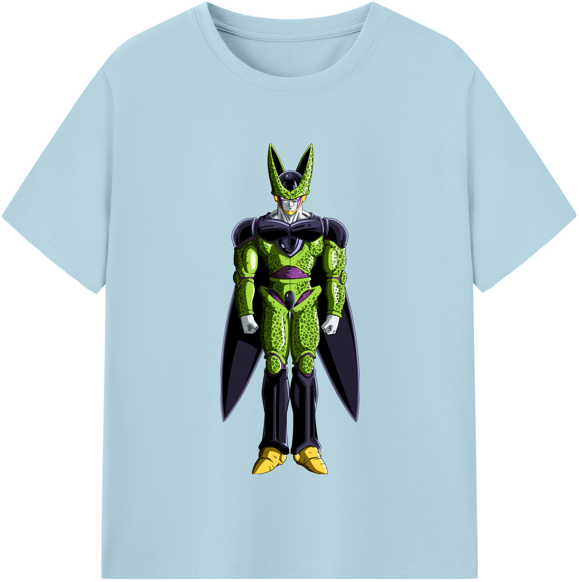 （画像用） ドラゴンボール セル DRAGON BALL Cell 綿100％半袖Tシャツ（フロントプリント）